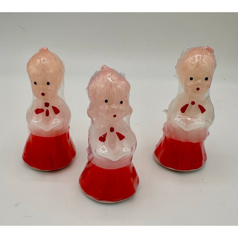 Christopher Radko Caroler Christmas Candle Set ( Vermont Country Store)  Unused